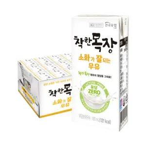 건국유업 건국 착한목장 소화가잘되는우유 190ml 24팩