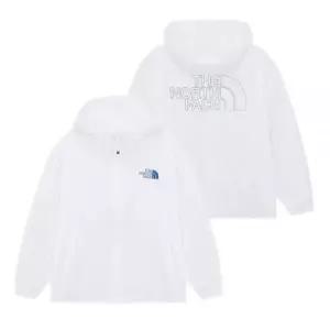 [매장판] 노스페이스 키즈 데일리 간절기 테일윈드 바람막이 후디 자켓 화이트 NJ3LR13S