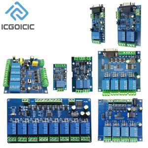 MODBUS RTU 릴레이 모듈 채널 RS485 PLC용 산업 제어 RS232