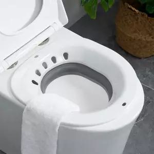 접이식 좌욕대야 일반형 에어펌프형 가정용 치질 산모 임산부 변기 좌욕기 항문 찜질