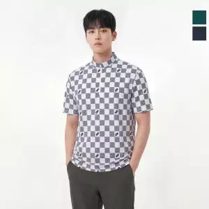 웨스트우드 남성 체크보드 프린트 집티_WO2MCTS337