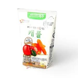 아워홈 제주감귤 제주캐플 백년초 폴라비주스 125ml x 40팩 간식 화이트데이 학원 선물 만들기 생일