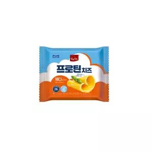 매일 상하치즈 프로틴치즈 체다슬라이스(7매)119g 8개 냉장무배