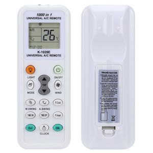 범용 K-1028E 범용 에어컨 LCD A/C 리모컨 (LG, 파나소닉, 샤프, 삼성, 후지쯔, 하이얼, 헤밀턴, 하이콘 호환)