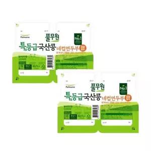 풀무원 국산콩 네컵연두부 360g 2개 식단관리 아침 한끼 간식