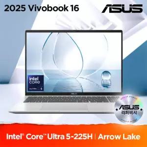 ASUS 비보북 16 X1607CA-MB081W 리퍼 인텔 U5-225H 16GB 512GB 300nits