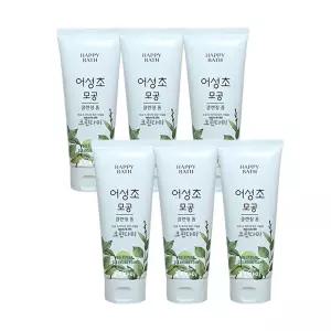 해피바스 폼 어성초 모공 클렌징 폼 200g x6개
