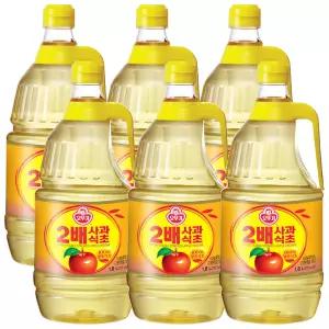 오뚜기 2배 사과식초 1.8L x 6개 / 조미료 양념