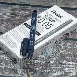 드로잉펜-펜텔 스케치 포인트라이너 0.05mm 12자루