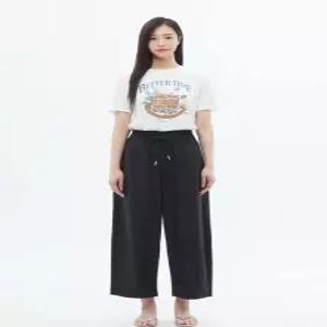 [플라스틱아일랜드]밴딩 스트링 배기 팬츠 PS2WP011