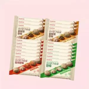 굽네 (G) 닭가슴살 만두 3종 혼합 18팩 맛보기 패키지 4560440