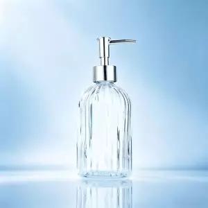 400ml Q9J6N7K8 유리 공병 디스펜서 2개 주방 욕실 비누 핸드워시 세제통