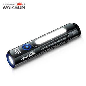 Warsun 강력한 LED 손전등 다기능 야외 충전식 토치 라이트 자석과 휴대용 랜턴 핸드 램프