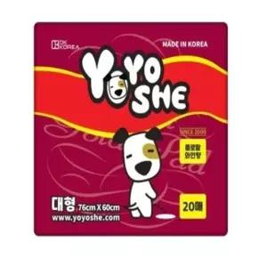 요요쉬 플로랄와인향 대형 강아지패드 20매x6개(76cmx60cm)