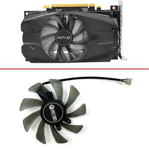 선풍기 교체 냉각 그래픽 카드용 GPU GALAXY GeForce GTX 1050 OC 85mm 4 핀 T129215DM/SM KFA2