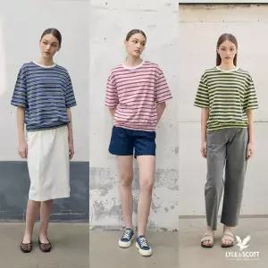 라일앤스콧 26SS 여성 코쿤 스트라이프 티셔츠 1종