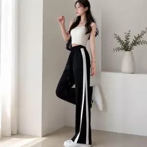 여성 쿨링 조거 팬츠 여름 운동복 밴딩 일자 와이드 바지 WFOC5WP