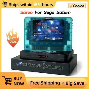 미니 휴대용 레트로게임기 버전 SAROO SS HDLO CD없이 SATURN SEGA MENORY TF 게임 카트리지 카드 지원 SD 리더 플레이