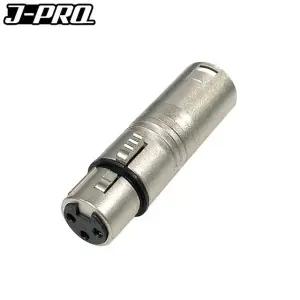 고품질 J-PRO JC12 XLR 캐논암-XLR 캐논수 변환 젠더 커넥터 (WC3D8E3)