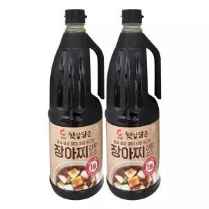 청정원 장아찌 간장소스 1.7L x 2개/트레이더스 간장