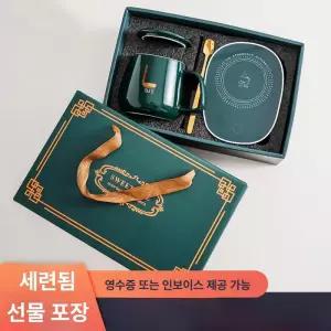 컵 워머 머그 단체 커피잔 히터 보온 온열 선물 세트