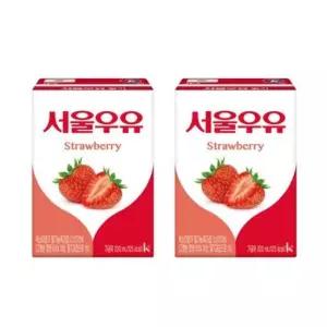 사무실음료 서울우유 x 24입 딸기멸균우유200ml
