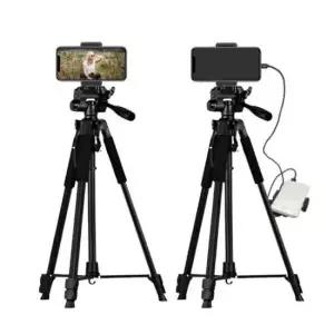 스마트폰거치대 SMJ 스마트폰삼각대 방송장비 보조배터리장착 TP7400