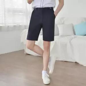 교복바지 교복몰 (빅사이즈)(허리조절)네이비 교복 반바지 남자