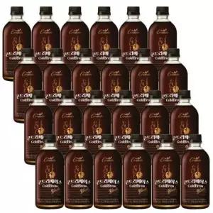 조지아 콘트라베이스 콜드브루 블랙 24입 500ml