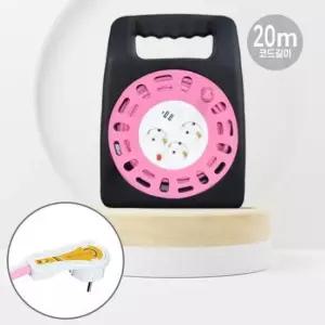 케이블박스 손잡이 멀티탭 3구 GP USB2포트 20M 1.5SQ