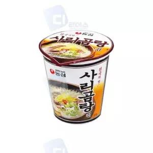 사리곰탕면 농심 미니컵 컵라면 사골국물 30개 61g