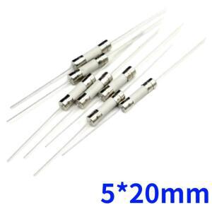 핀 10PCS/200PCS 세라믹 퓨즈 5x20  연결 해제 F2A/3A/5A/8A/10A/12A/15A/20A/25A/30A