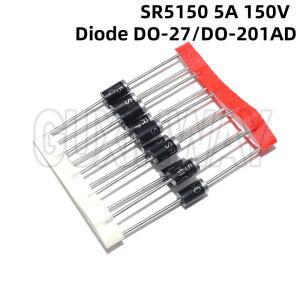 10pcs SR5150 5A 150V DO-27 DO-201AD 숏키 다이오드