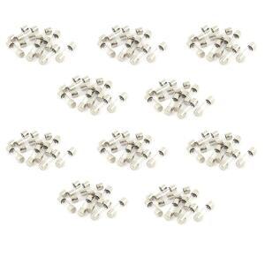 100개 250V 250MA 0.25A 고속 작동 퓨즈 5 X 20mm 유리관