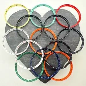 Dia 30.5mm SKX007 교체 챕터 링 SRPD 플라스틱 내부 NH35 남성용 다이빙 시계 케이스 수리 부품