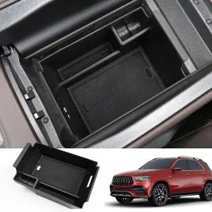 MARCHFA 센터 콘솔 오거나이저 호환 20202023 350 W167 GLS 2025 GLE 액세서리 트레이 벤츠 삽입 450 AMG
