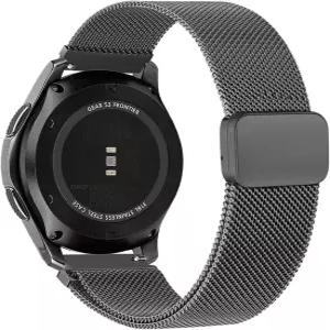 삼성 기어 S3 프론티어클래식갤럭시 워치 46mm 퀵 릴리스 시계 밴드 솔리드 메탈 스틸 스트랩 Ticwatch