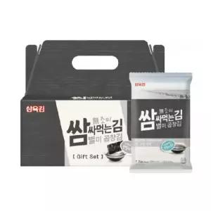 김선물세트 (삼육김)쌈싸먹는 김 별미곱창김(7.2g(4절10매)X10봉)