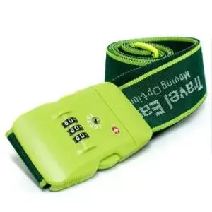 TE7156_3다이얼 TSA 가방끈 _그린 여행용품 휴대용가방고정벨트