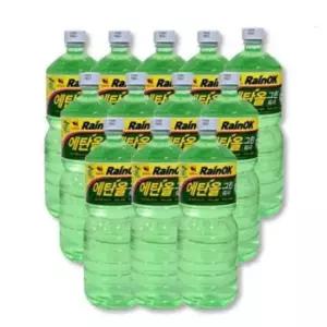 차량왁스코팅 쿨샵 블스원 에탄올 그린워셔액 1800ml 12개