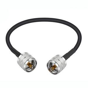 JX Store RF 동축 케이블 UHF 남성-남성 커넥터 PL259 남성-UHF 남성 RG58 피그테일 30cm-20m