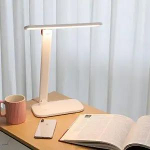 책상스탠드 심플 LED 스탠드 타이머 밝기 각도조절 색온도 변환