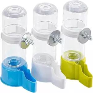 자동 조류 급수기 그래비티 워터 볼 및 케이지 피더 청소하기 쉽고 대부분의 적합 - 앵무새 코카티엘