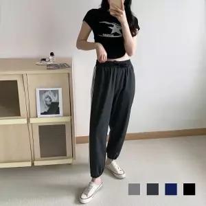 [룽스_64]면 2선 조거 팬츠 츄리닝 SD-230466