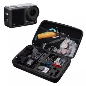 DJI 오즈모 액션 4 호환 액션캠 대형 케이스 파우치 휴대용 마운트 (WD32F35)
