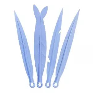 고양이 멜롱 낚시대 실리콘깃털 리필 블루 4종 장난감 고양이낚시대 (WEDECDA)