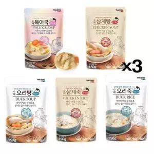 정성들여만든 수제 영양 보양식150g X3 애견 습식간식 WC65A3D