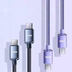 엘란 120W USB-C 초고속 충전케이블 2M 패브릭 WFO4T3J