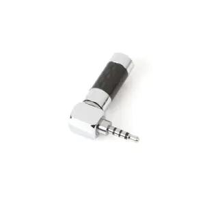 고품질 로듐도금 ㄱ자형 2.5mm 2.5 4극 단자 2.5 4극 플러그 (W06E28A)