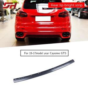 포르쉐 카이엔 GTS 958.2 2015-2017 용 후면 립 밝은 장식 스트립, 95850572500G2X